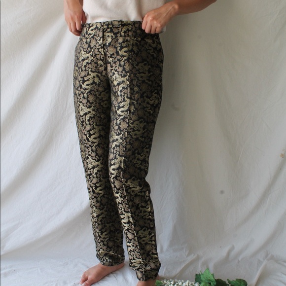 Vintage 90s silk trousers// sold - Picture 5 of 5